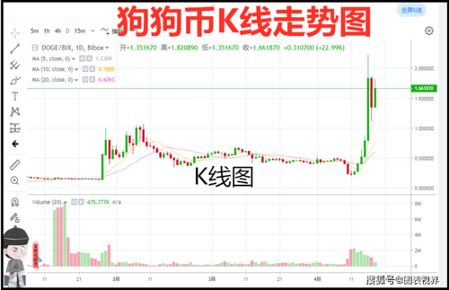 狗狗币历史价格走势图一览,2021年最全狗狗币历史价格表一览